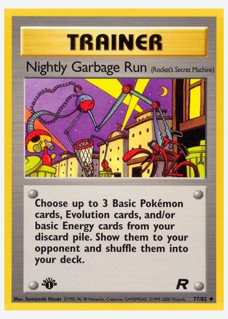 Nightly Garbage Run — catalogusbeeld