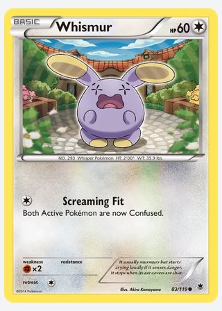 Whismur — catalogusbeeld