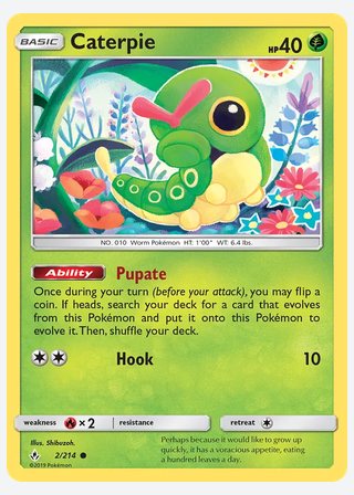 Caterpie — catalogusbeeld