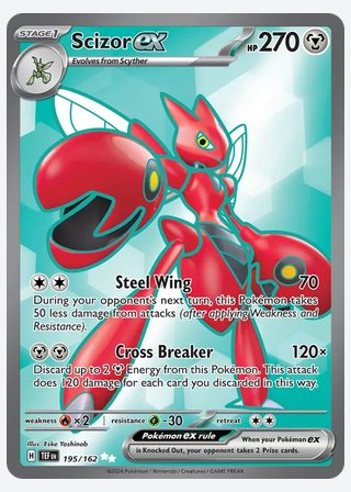 Scizor ex — catalogusbeeld