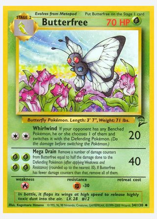 Butterfree — catalogusbeeld