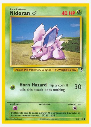 Nidoran ♂ — catalogusbeeld