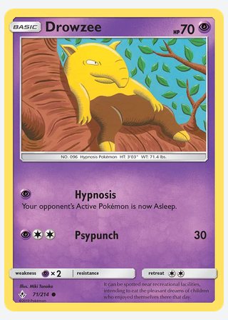 Drowzee — catalogusbeeld