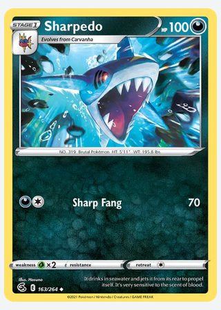 Sharpedo — catalogusbeeld