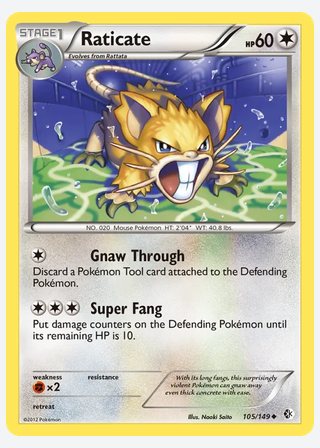 Raticate — catalogusbeeld