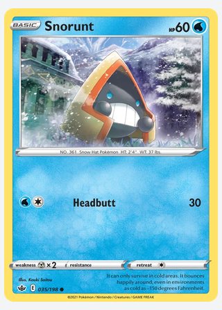 Snorunt — catalogusbeeld