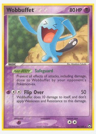 Wobbuffet — catalogusbeeld