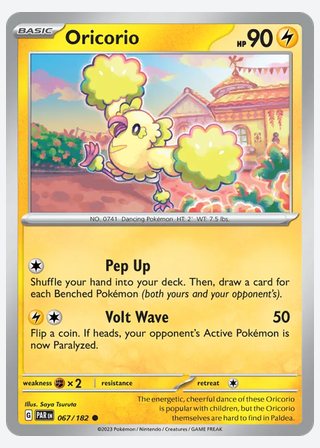 Oricorio — catalogusbeeld