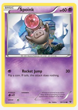 Spoink — catalogusbeeld