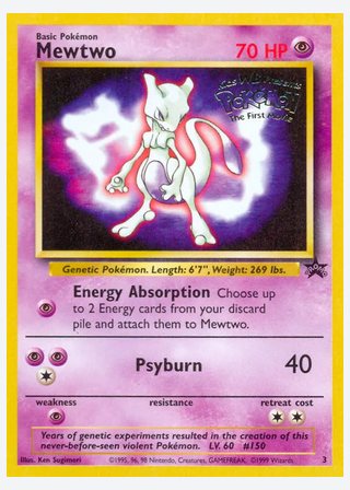 Mewtwo — catalogusbeeld