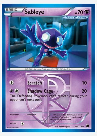Sableye — catalogusbeeld