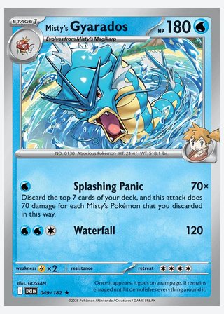 Misty's Gyarados — catalogusbeeld