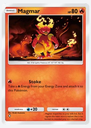 Magmar — catalogusbeeld