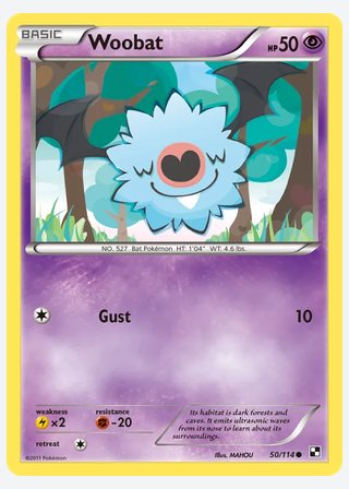 Woobat — catalogusbeeld