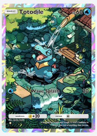 Totodile — catalogusbeeld