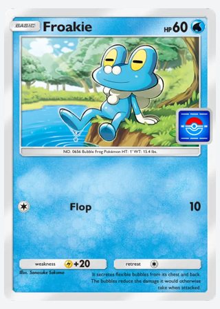 Froakie — catalogusbeeld