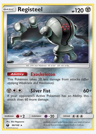 Registeel — catalogusbeeld