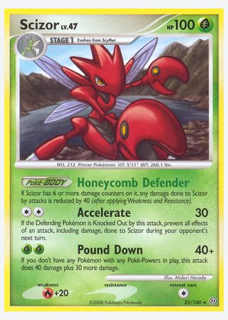 Scizor — catalogusbeeld