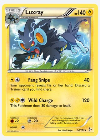 Luxray — catalogusbeeld