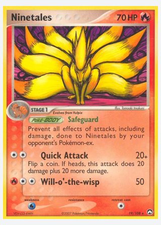 Ninetales — catalogusbeeld
