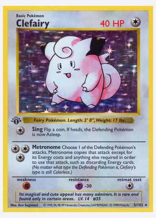 Clefairy — catalogusbeeld