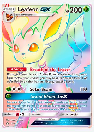 Leafeon GX — catalogusbeeld
