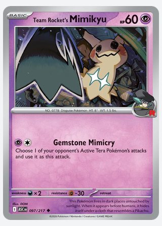 Team Rocket's Mimikyu — catalogusbeeld