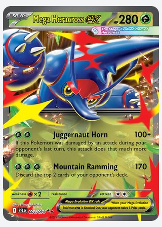 Mega Heracross ex — catalogusbeeld