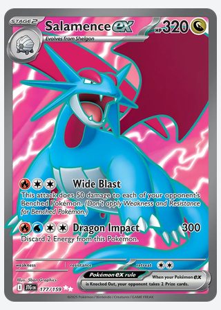 Salamence ex — catalogusbeeld