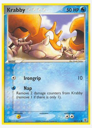 Krabby — catalogusbeeld