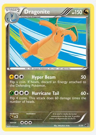 Dragonite — catalogusbeeld