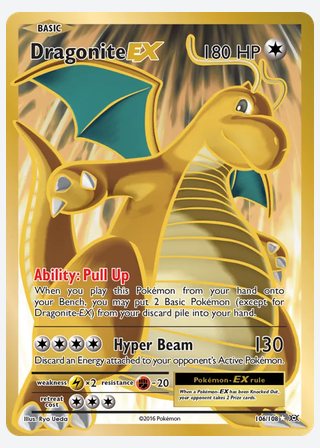 Dragonite EX — catalogusbeeld