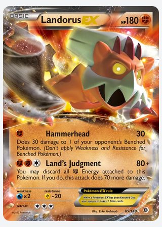 Landorus-EX — catalogusbeeld