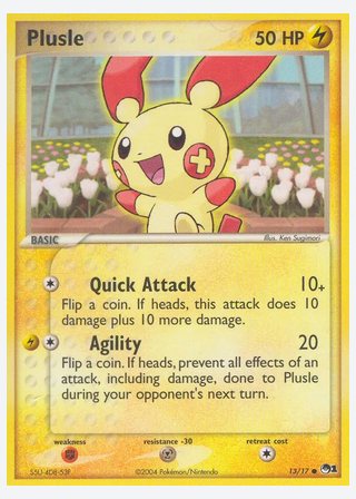 Plusle — catalogusbeeld