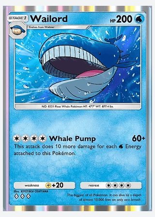Wailord — catalogusbeeld