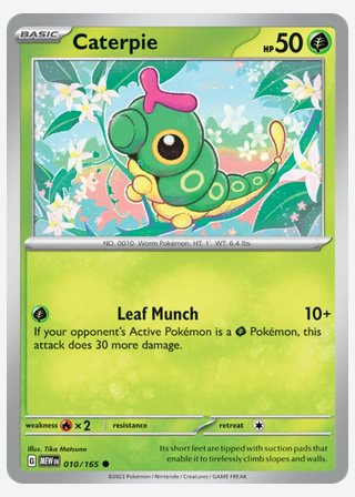 Caterpie — catalogusbeeld