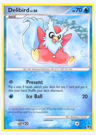 Delibird — catalogusbeeld