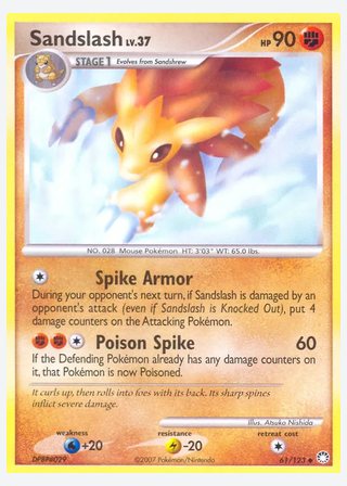 Sandslash — catalogusbeeld