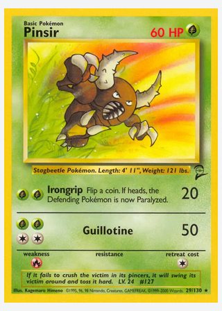 Pinsir — catalogusbeeld