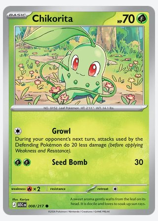 Chikorita — catalogusbeeld