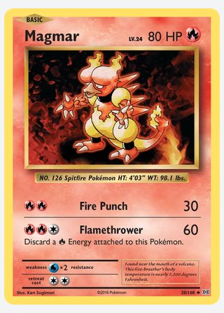 Magmar — catalogusbeeld