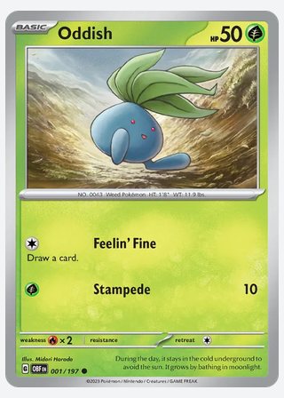 Oddish — catalogusbeeld