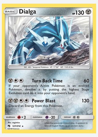 Dialga — catalogusbeeld