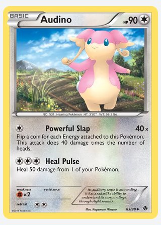 Audino — catalogusbeeld