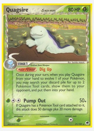 Quagsire δ — catalogusbeeld