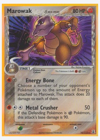 Marowak δ — catalogusbeeld