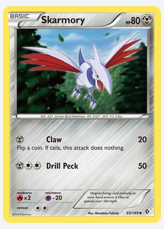 Skarmory — catalogusbeeld