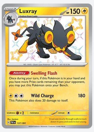 Luxray — catalogusbeeld