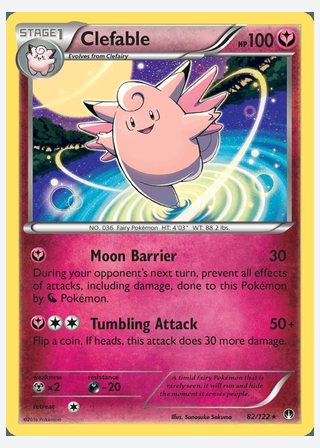 Clefable — catalogusbeeld
