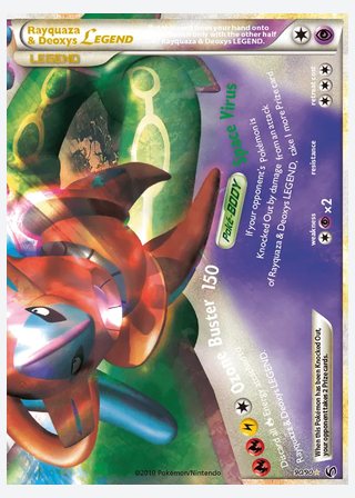Rayquaza & Deoxys LEGEND — catalogusbeeld
